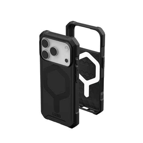 URBAN ARMOR GEAR UAG Designed for iPhone 17 Pro Case Essential Armor - Compatible with MagSafe Military Grade Protective Cover, Black