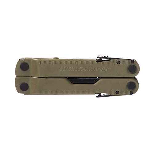 LEATHERMAN, Rebar Multitool with Premium Replaceable Wire Cutters and Saw, Coyote Tan