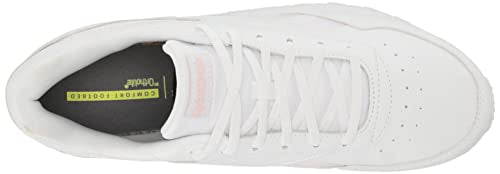 Reebok Women's Rewind Run Sneaker, White/Porcelain Pink, 7.5