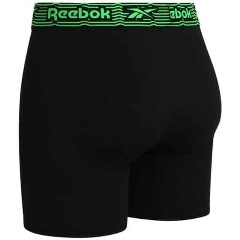 Reebok Mens Boxer Briefs - 3 Pack Stretch Moisture Wicking 6¡± Inseam Mens Underwear with Contour Pouch Boxers for Men