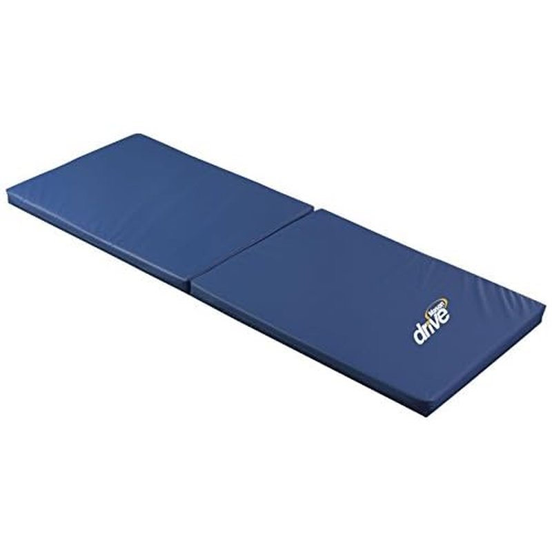 Drive Medical 7095-BF Bi-Fold Bedside Mat, Blue