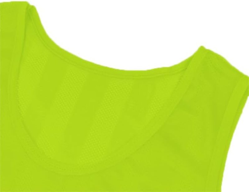 Soccer Jersey Basketball Pinnies - 12 Pack Team Practice Vests for Kids & Adults