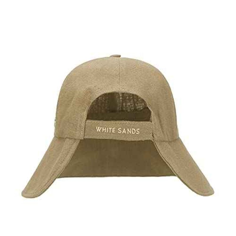 WHITE SANDS MOJA Linen Victorian Bonnet Hat Sun Cap, Foldable Summer Visor | New Katy