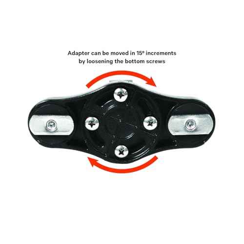 YakAttack Zero Play LockNLoad Track Mount & Rail Adapter | Heavy Duty Kayak Mounting Base for Fish Finders, Rod Holders & Accessories | Keep Kayak Fishing Accessories Secure | Made in USA