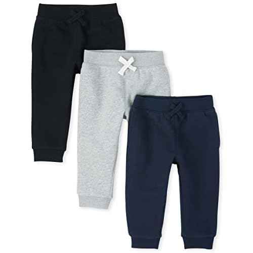 The Children's Place Baby Boys' Active Fleece Jogger Pants