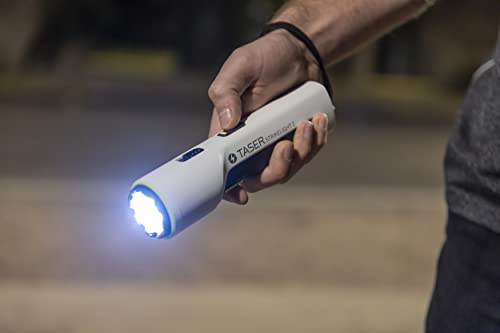 TASER StrikeLight 2 Rechargeable Self-Defense Flashlight | Perfect for Running, Jogging, Pet Walking | Portable, Lightweight, Survival, Outdoors (White)