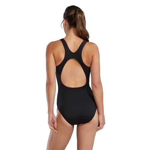 TYR Women's Durafast Elite Max Splice Controlfit One Piece Swimsuit, Black, 18