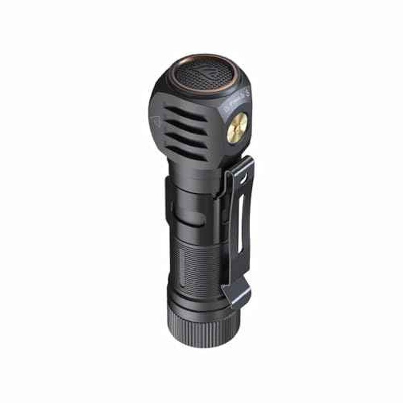 Fenix HM61R v2.0 Rechargeable Headlamp, 1600 Lumen L-Shape 90 Degree Right Angle Flashlight with Dual White and Red LEDs and LumenTac Organizer