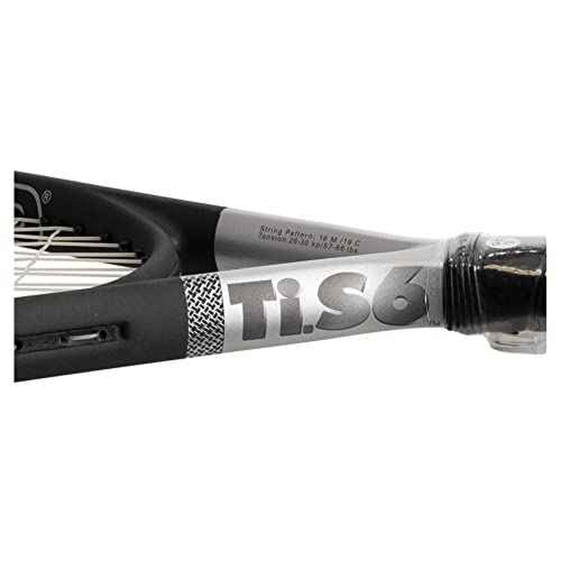 HEAD Ti S6 Tennis Racket - Pre-Strung Head Heavy Balance 27.75 Inch Adult Racquet - 4 1/4 In Grip