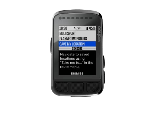 Wahoo ELEMNT Bolt V2 GPS Cycling/Bike Computer, Black