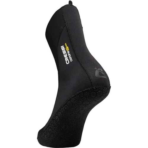 Cressi Neoprene Diving Socks- For Warmth and Protection While Scuba Diving or Freediving - Canarie LT - Designed in Italy