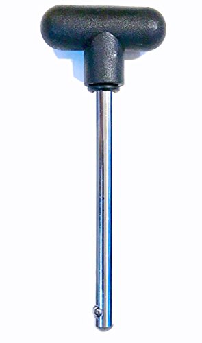 SB Distribution Ltd. Pin, Tensile - 3/8 Diameter | 5-1/2" Locking Space |T Handle Hard Plastic Knob| | Universal Fitness Equipment Weight Stack Replacement SELECTOR Key