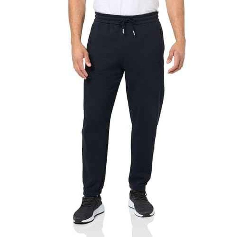 Armani Exchange Men's Pull Up Logo Tape Fleece Jogger Pant