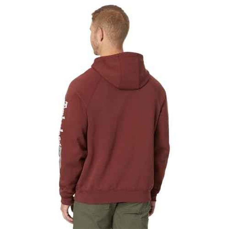 Timberland PRO Men's Hood Honcho Sport Pullover Hooded Sweatshirt, Maroon, Extra Large