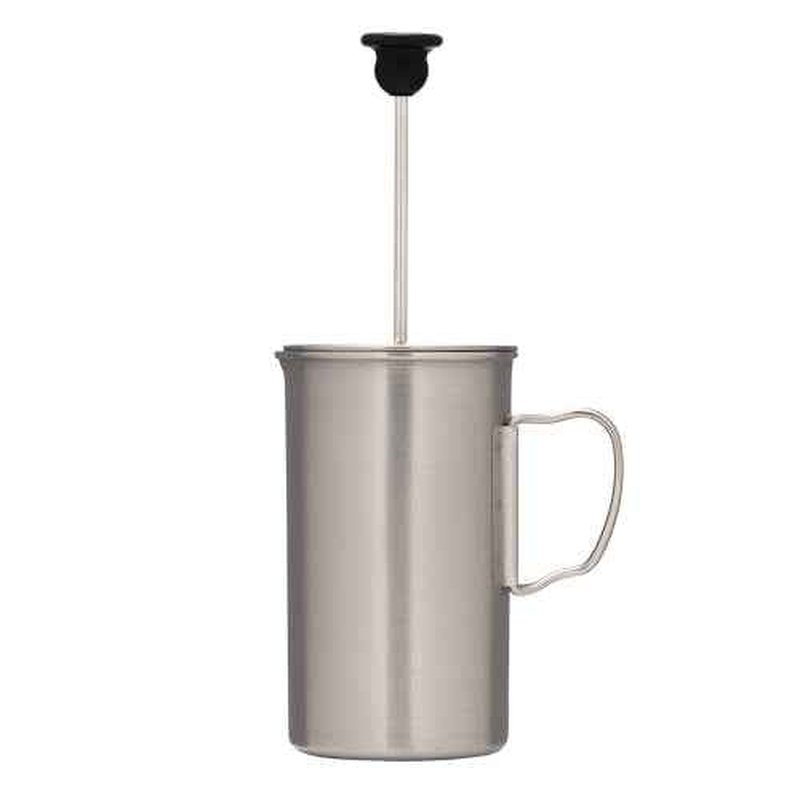 Snow Peak Titanium French Press - Ultralight Coffee Maker for Camping, Backpacking & Hiking - Camping Cookware Essential for Coffee Anywhere