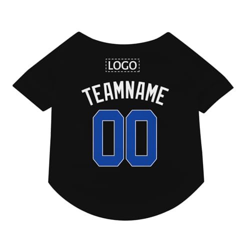 Custom Dog Baseball Jersey, Personalized Pet Clothing, Soft Elastic Dog Cat Tank Top, Small Medium Large Dog Clothes