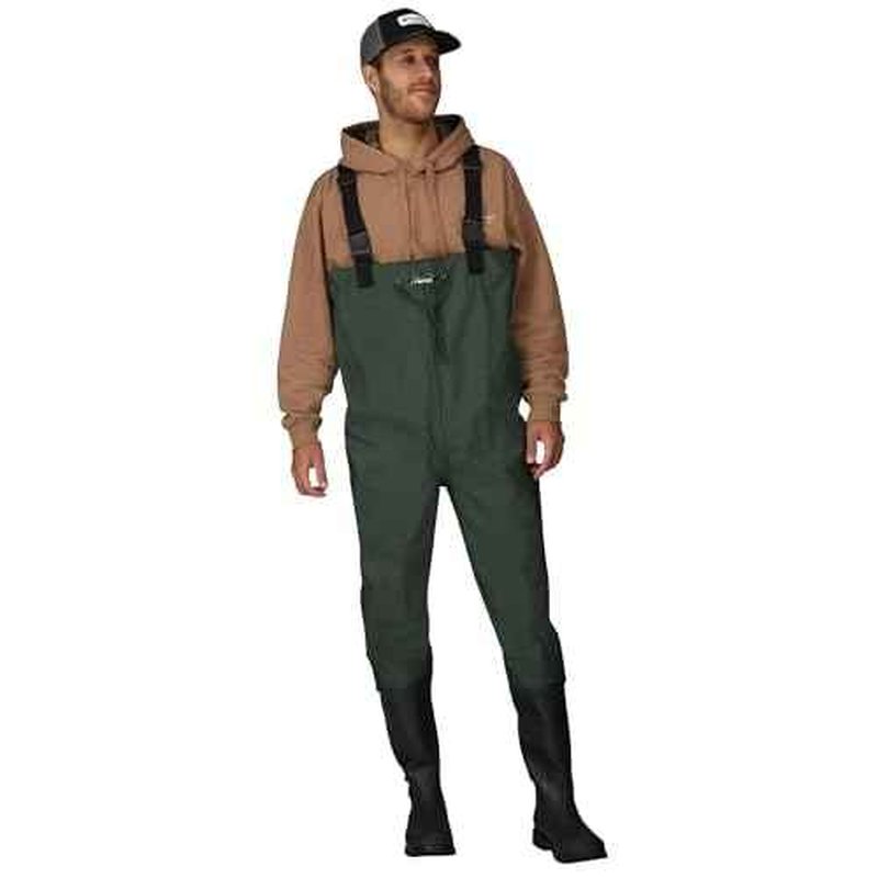 Cascades 2-ply Poly/Rubber Waterproof Fishing Bootfoot Chest Wader for Fishing