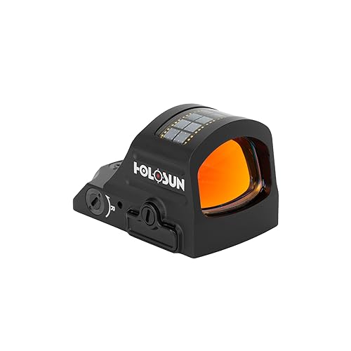 HOLOSUN HE507C-GR X2 Green 2 MOA Dot & 32 MOA Circle Open Reflex Pistol Sight - Durable Shake-Awake Solar Failsafe Parallax-Free Aluminum Sight for Full-Sized Handguns