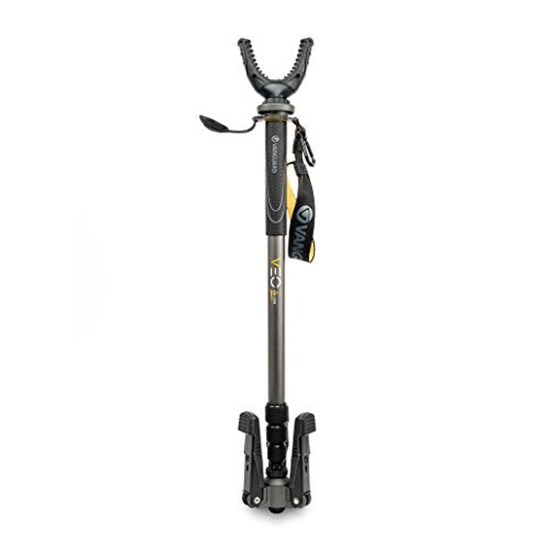 Vanguard VEO 2 AM-234TU Shooting Stick, Tri-Stand Base with Ball Joint, Rotating and Removeable U Shaped Yoke, Gray