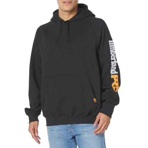 Timberland PRO Men's Hood Honcho Sport Pullover Hooded Sweatshirt, Black, Small