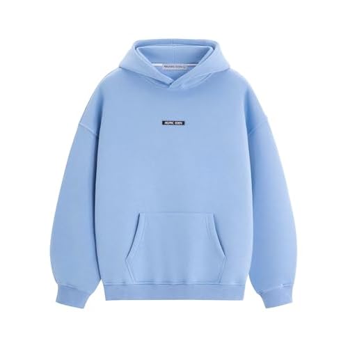 Aelfric Eden Fleece Lined Hoodies For Men Women Oversized Hoodie Casual Hooded Sweatshirts Warm Solid Basic Pullover Tops