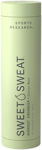 Sweet Sweat Waist Trimmer Pack - Black/Pink Medium Trimmer & Citrus Mint Workout Enhancer Gel