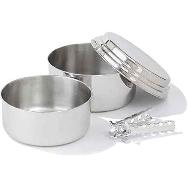 MSR Alpine 2 Stainless Steel Camping Pot Set
