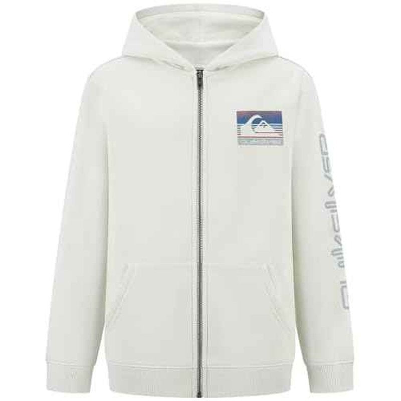 Quiksilver Boys' Full-Zip Fleece Hoodie Sweatshirt with Front Pouch Pocket