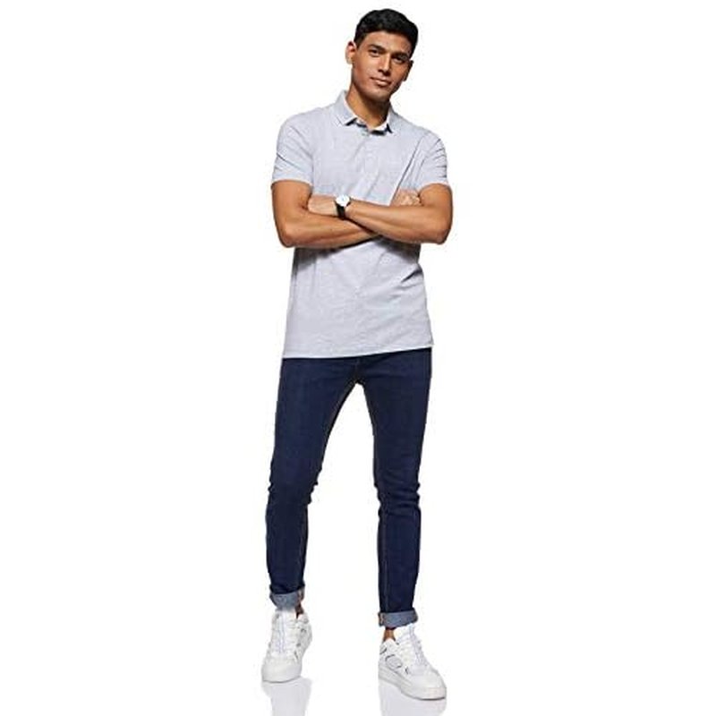 Armani Exchange Mens Slim Fit Stretch Cotton Jersey Polo