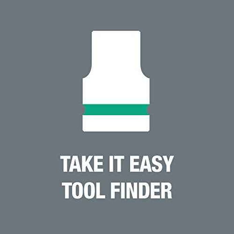 Wera - Belt A Imperial 1 Zyklop Bit SKT with 3/8 (5003884001),Black