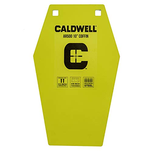 Caldwell High Caliber AR500 Steel Strap Plate Hanger Set for Precision Shooting and Target Practice, Black