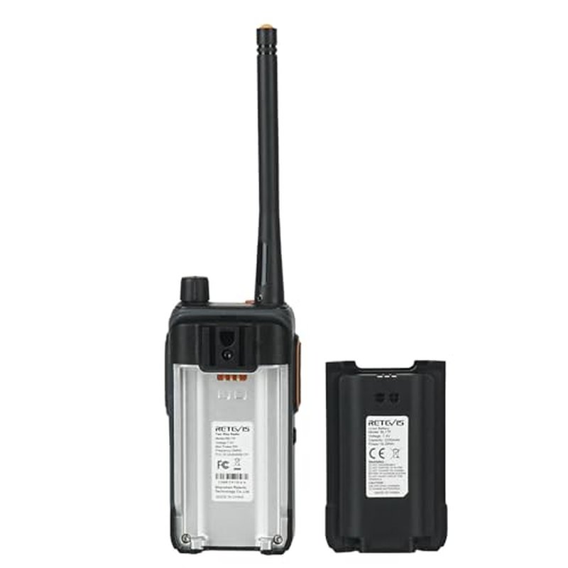 Retevis RB17P GMRS Radio Walkie Talkie, GMRS 2 Way Radio Long Range Walkie Talkies Rechargeable with 2200mAh Battery, SOS Siren, NOAA Scanning & Receiving for Hikers, Campers and Hunters
