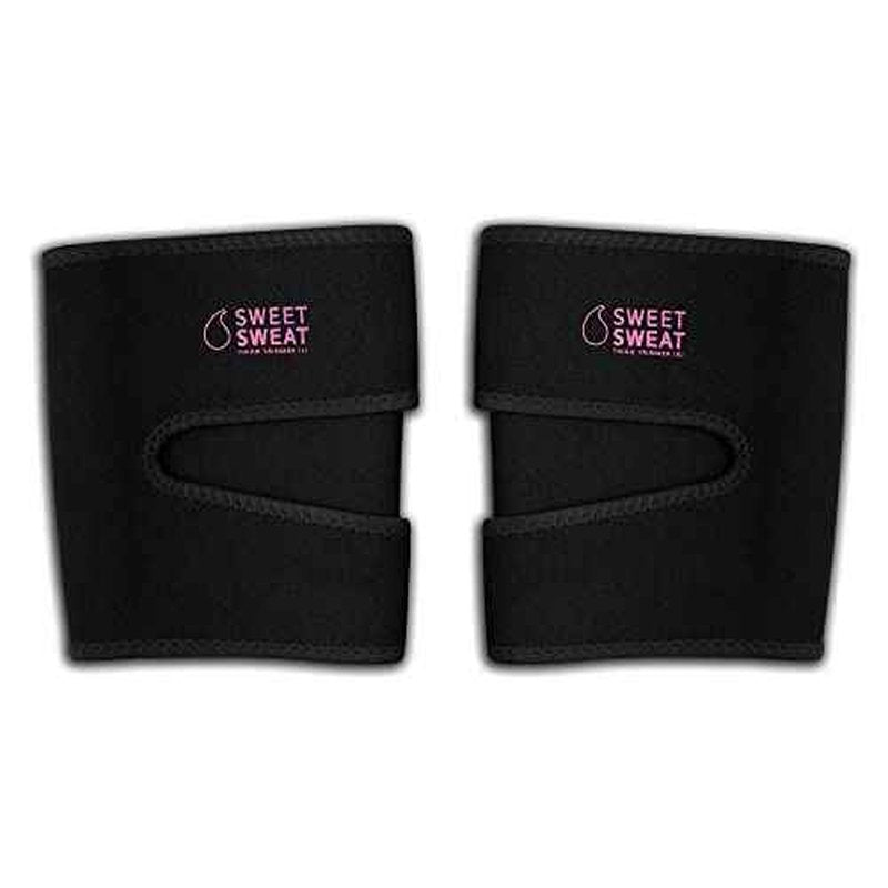 Sports Research Sweet Sweat Thigh Trimmers for Men & Women Increases Sweat & Activity to the Thighs during Exercise (Pink, Large)
