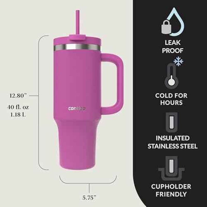 Contigo Streeterville 40oz Tumbler Stainless Steel Vacuum Insulated Leak-Proof Cold for 29 Hours Galactic