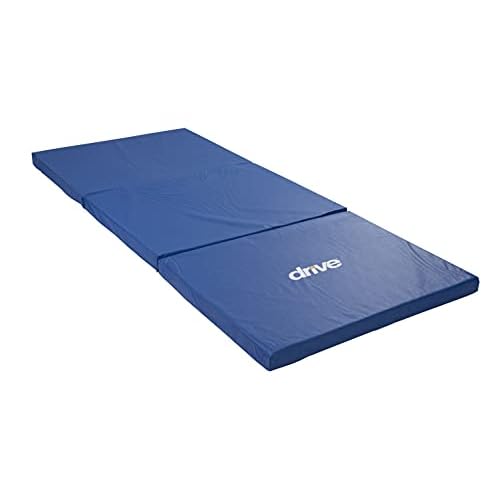 Drive Medical 14700 Tri-Fold Bedside Mat, Blue