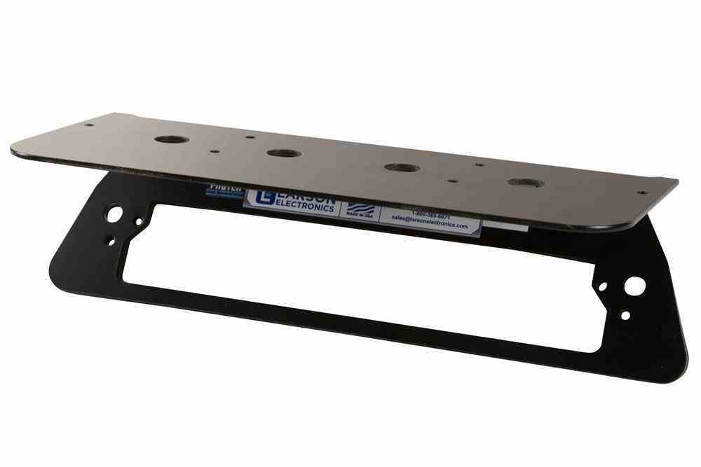 Compatible - No-Drill Antenna Mounting Plate, Fits 2021 Chevrolet Silverado 2500HD w/o Spoiler, Permanent - No Cam - Black