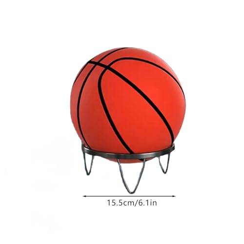 Apujent Ball Storage Rack, Football Stand, Ball Storage Garage, Ball Holder, Sports Equipment Storage for Garage, Basketball Organizer Rack, Columnar Vertical Ball Racks for Indoor Rooms and Gyms