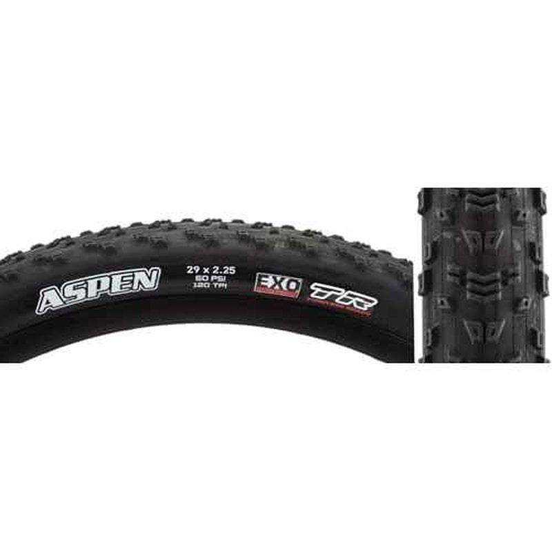 Maxxis Aspen - Dual Compound - 29" - EXO - E25 Rating, Tubeless | Low-Profile XC Race Tire, Size 29x2.25 - EXO, E25