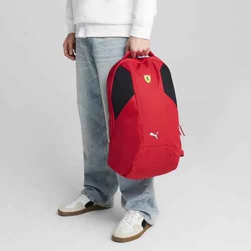 PUMA Scuderia Ferrari Race Backpack ? Rosso Corsa Red - 22-liter capacity
