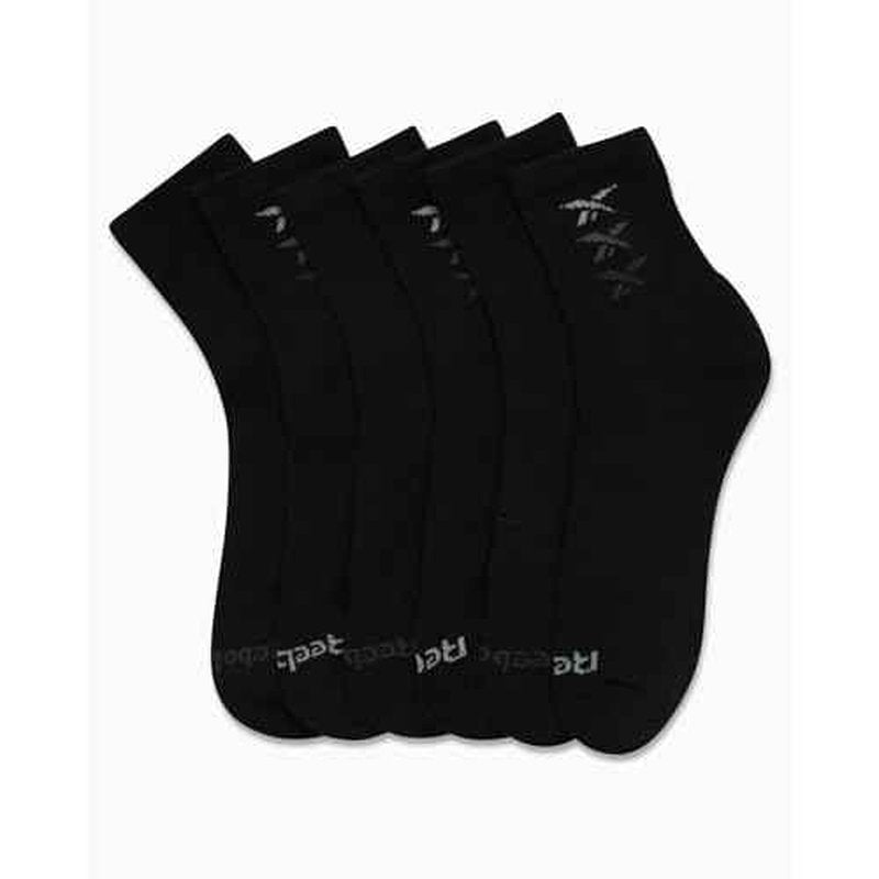 Reebok Women's Socks - Cushion High Quarter Cut Socks (6 Pack)