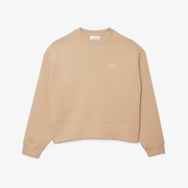 Lacoste womens Back Print Oversized Sweatshirt
