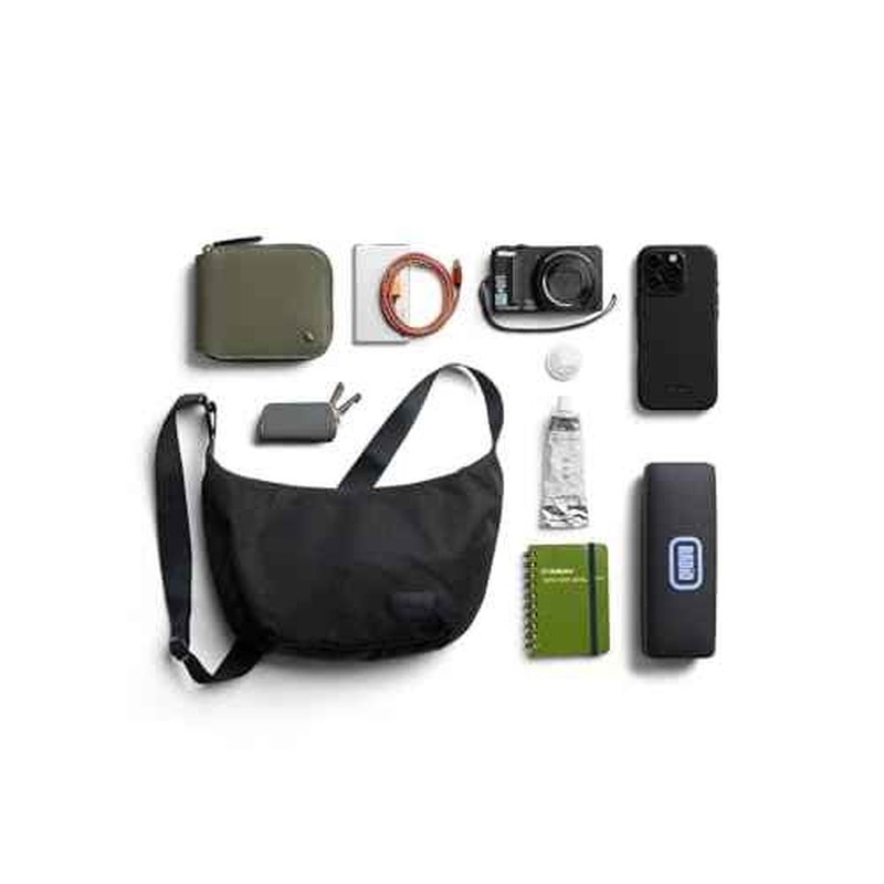 Bellroy Laneway Crescent Bag (everyday 2.5 liter mini crossbody bag with plenty of pockets and adjustable strap)' - Ink