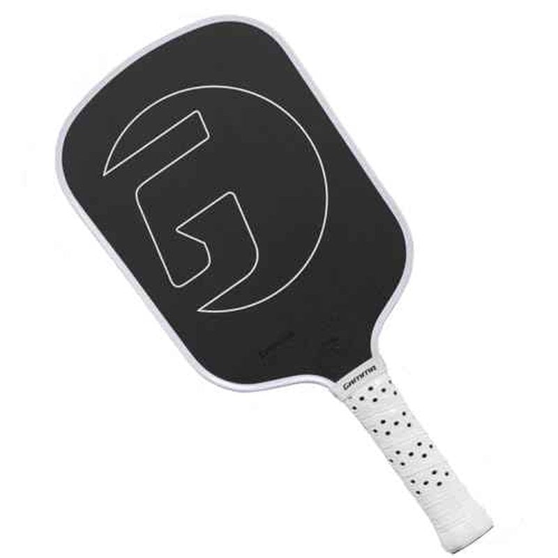 GAMMA RCF Obsidian Pickleball Paddle, Raw Carbon Fiber, 10mm, 13mm, and 16mm Options, Comfortable Molded Foam Handle, Sleak Design, Customizable Handle Weight System