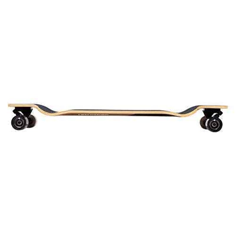 Retrospec Tidal Drop Down Longboard - 41" Extra Wide Stable Deck, 9-Ply Canadian Maple, ABEC-9 Bearings, 85A PU Wheels, Reverse Kingpin Trucks for Cruising & Downhill