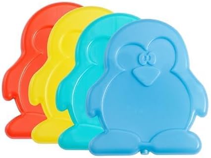 Kids Lunch Box Ice Packs - Slim Penguin Freezer Packs for Lunch Bags | 8 Pack