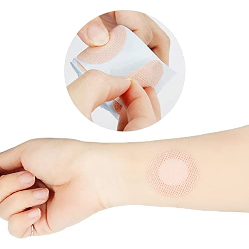 2XK-NOV Nipple cover for runners - Value Pack (100 Pieces), Disposable Running Nipple Covers Stickers for Men - 3.5cm Anti-Chafing Nipple Patch - Men Nipple Hider - Beige