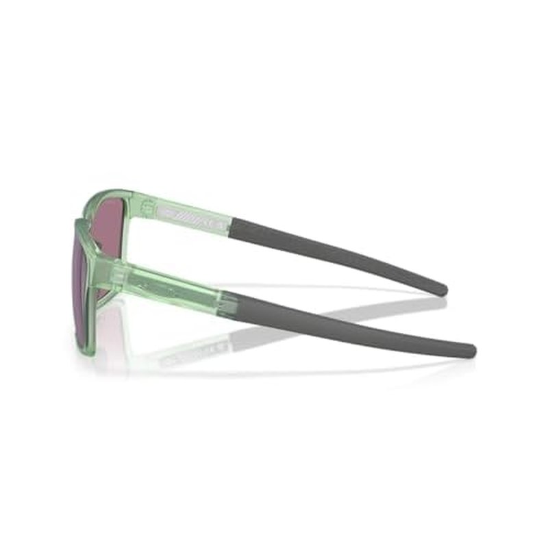 Oakley OO9430 Actuator Square Rectangular Sunglasses, Matte Transparent Jade/Prizm Jade, 57 mm