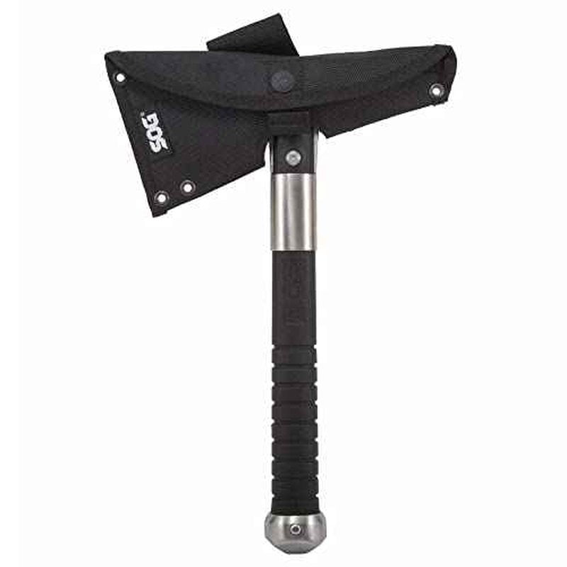 SOG Tomahawk Tactical Hatchet - Voodoo Hawk Mini Tactical Axe, Throwing Hatchet w/ 2.75 Inch Blade for Survival Sports and Camping Axes (F182N-CP)