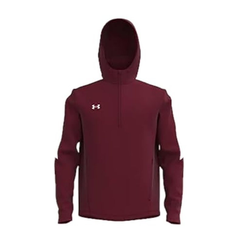 Under Armour Mens Storm Armour Fleece Hoodie - Water Repellent MD Cardinal-white