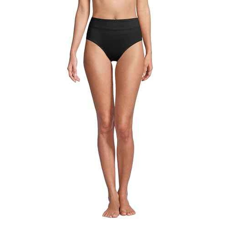 Lands' End Women's High Waisted Bikini Bottoms
